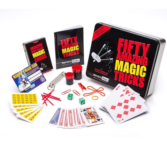 Marvin's Magic - Fifty Amazing Magic Tricks Amazing Tricks for Kids in Gift Tin - Picture 1 of 5